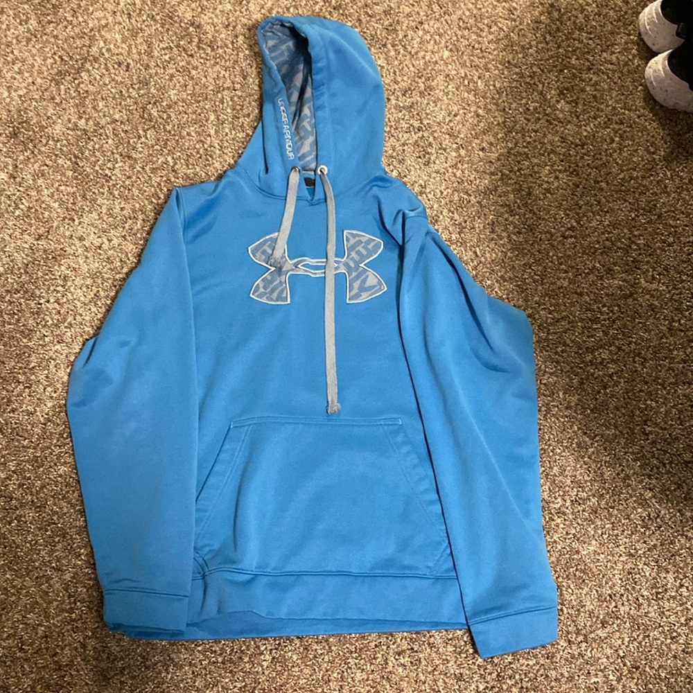 Blue Under Armour Hoodie/Sweatshirt